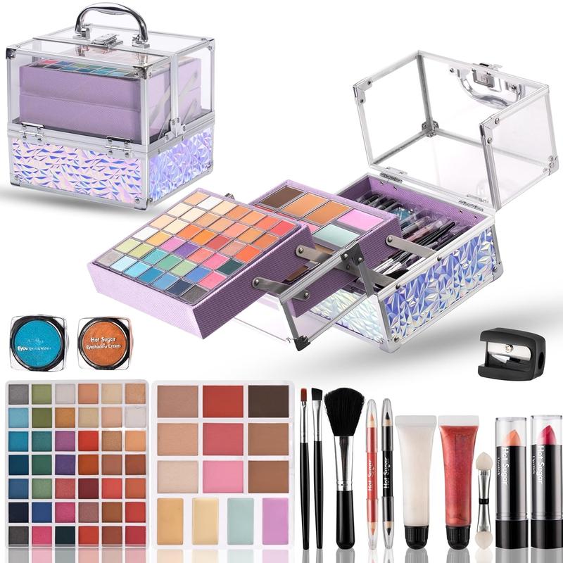 Teen Makeup Kit for Girls 13-15,  Makeup Kit, Makeup Gift Set for Birthday Parties Makeovers & Christmas (PURPLE)