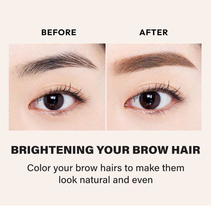 HOUSE Color My Brows 4.5g #3 Red Brown | Eyes Makeup | Eyebrow Mascara, Quickly Fixing Natural Eyebrow Makeup with Care Effect | Kbeauty