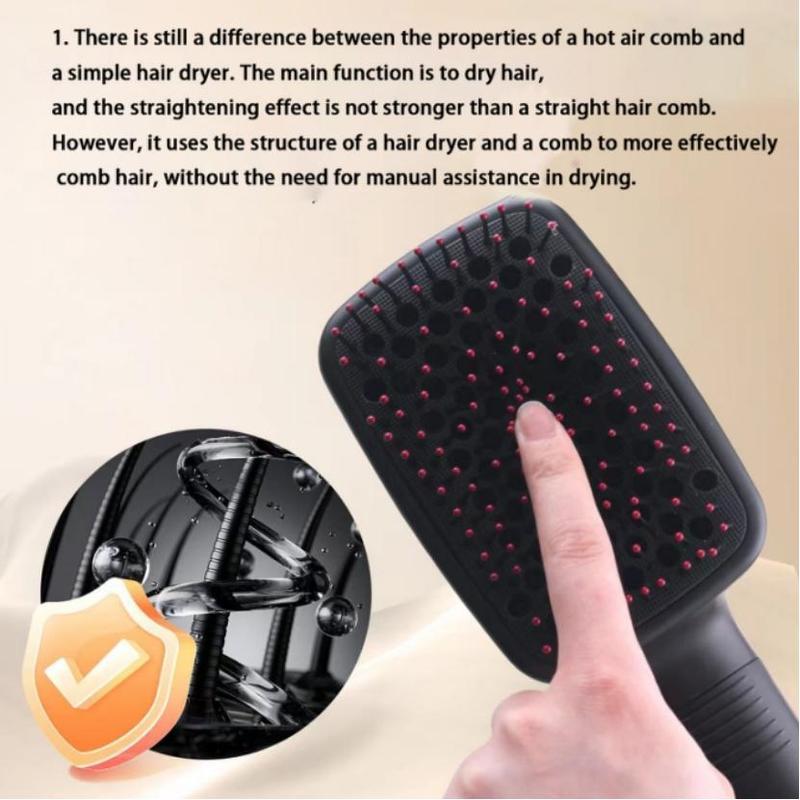 Multifunctional Hair Dryer with Comb Design, 1 Box Fast Hair Brush Dryer Styling Tool, Hot Air Brush, Ideal Gift for Women & Girls, Christmas Gift