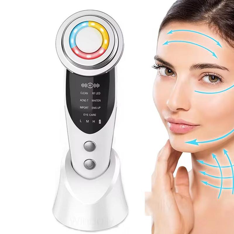 7 in 1 Facial Beauty Machine, 1 Box Rechargeable Facial Beauty Instrument, Facial Skin Care Tool for Women, Personal Care Appliances