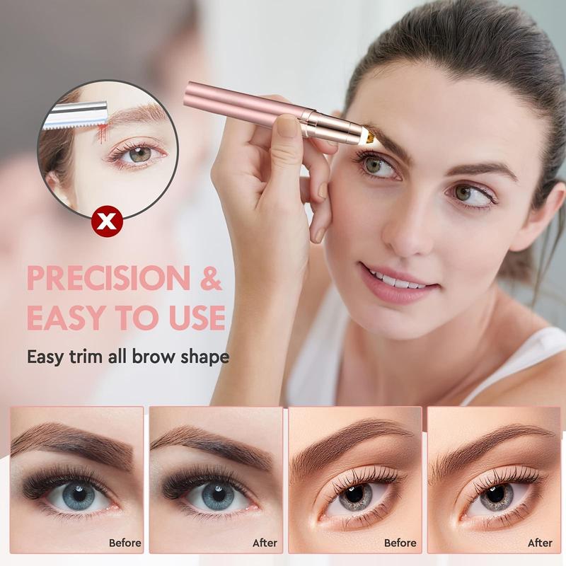 Portable Electric Eyebrow Trimmer, Summer Portable Electric Brow Shaping Tool for Women and Men