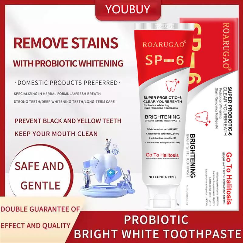 [90% People Choose] 2PCS SP-6 Toothpaste Oral Health Management, Fresh Breath