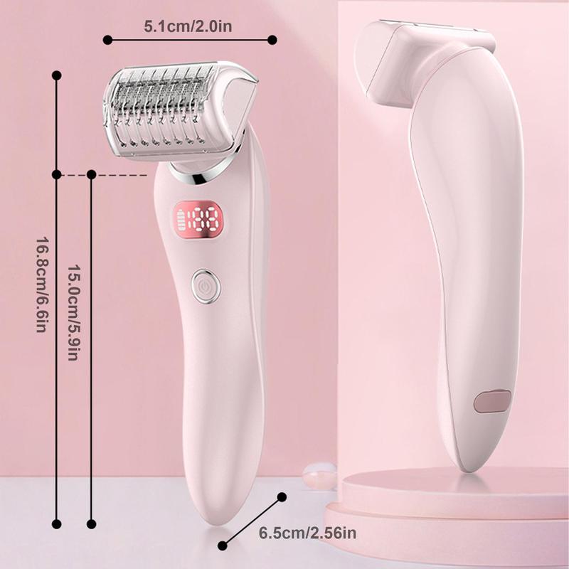 Electric Bikini Trimmer for Women, 1 Box USB Rechargeable Body Shaver, Waterproof Facial Razor, Personal Care Appliances for Women, Christmas Gift