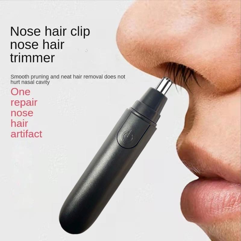 Electric Nose Hair Trimmer, 1 Count Eyebrow Nose Hair Clipper, Nose & Ear Hair Shaver, Hair Removal Device for Men & Women