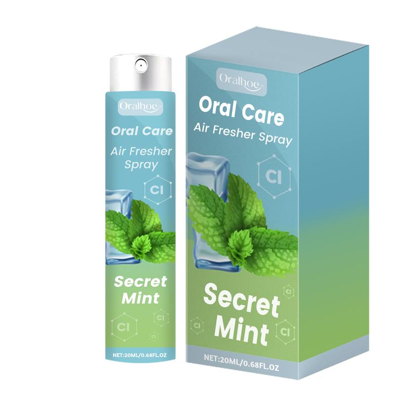 Count Mint Breath Spray Mouth Spray Breath Freshener Oral Care for All Ages teeth whitening kit Daily Peppermint