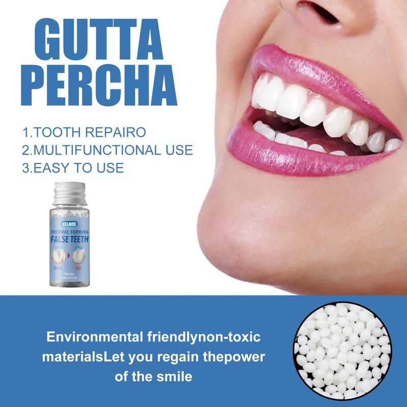 can shape teeth, glue, film, makeup, denture modification, temporary filling, glue, dental cavity, and gap filling Oral