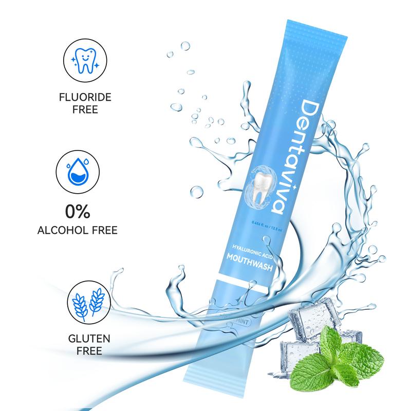 40*2 Travel Mouthwash Long-lasting Fresh Breath, Healthy Gums Gifts Oral Whitening Pen Instant Teeth Euthymol Toothpaste Nontoxic Free Hyaluronic Acid