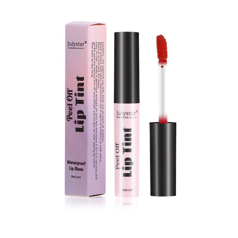 Long Lasting Peel Off Lipstick, Matte Lip Balm, Easy Coloring Lip Sticks, Moisturizing Matte Lipstick, Suitable for All Occasions Lip Makeup, Girls and Women Makeup Accessories