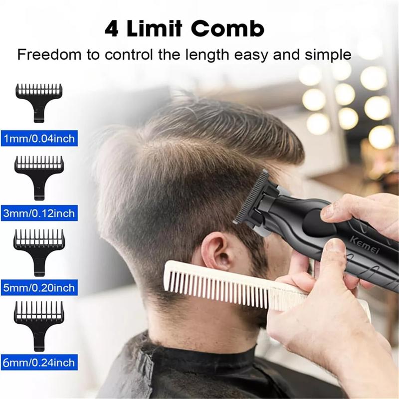 Kemei Professional Hair Clippers Trimmer Kit Men Cutting Machine Barber Salon US