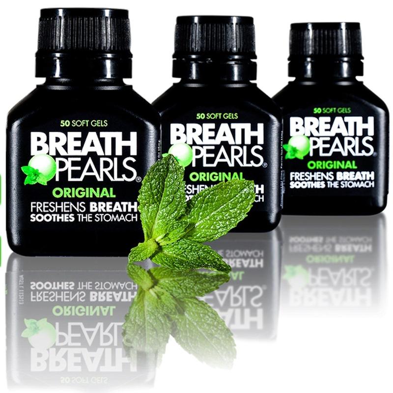 Breath Pearls Original Freshens Breath (50 softgels) Oral Peppermint