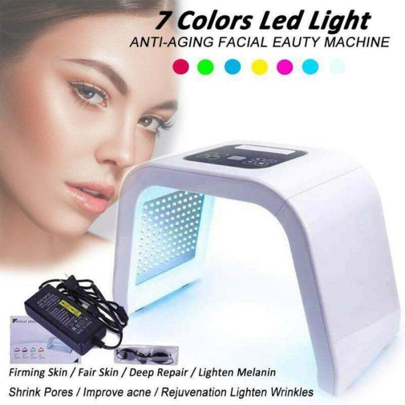 7-color LED Facial SPA Machine, 1 Count Multifunctional Body Beauty Machine Equipment, Professional Facial Skin Care Machine For Women Home Salon