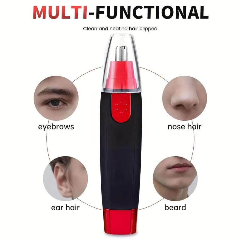 Painless Nose & Ear Hair Trimmer, 1 Count Professional Nose & Ear Hair Shaver, Gentle and Safe Trimmer for Travel, Ideal Gift for Both Men and Women