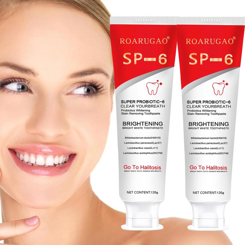 [90% People Choose] 2PCS SP-6 Toothpaste Oral Health Management, Fresh Breath